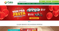 Desktop Screenshot of catosupermercados.com.br